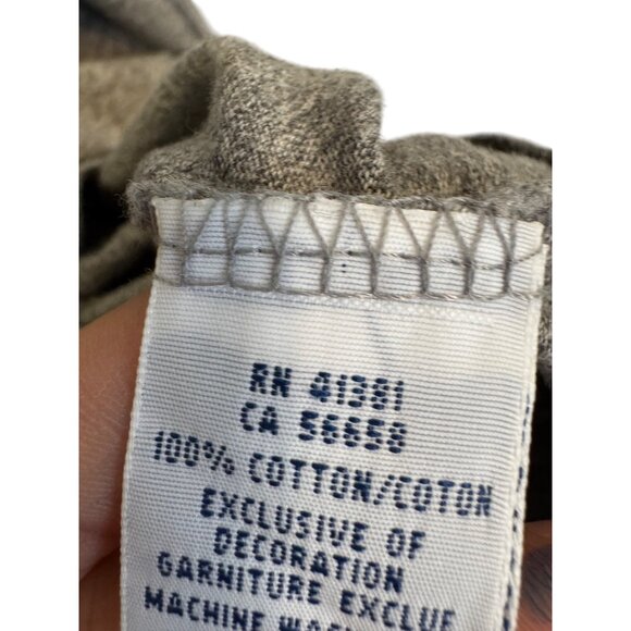 Polo Ralph Lauren Mens XL Gray Short Sleeve T-Shirt Green Pony Logo Cotton - Picture 4 of 5